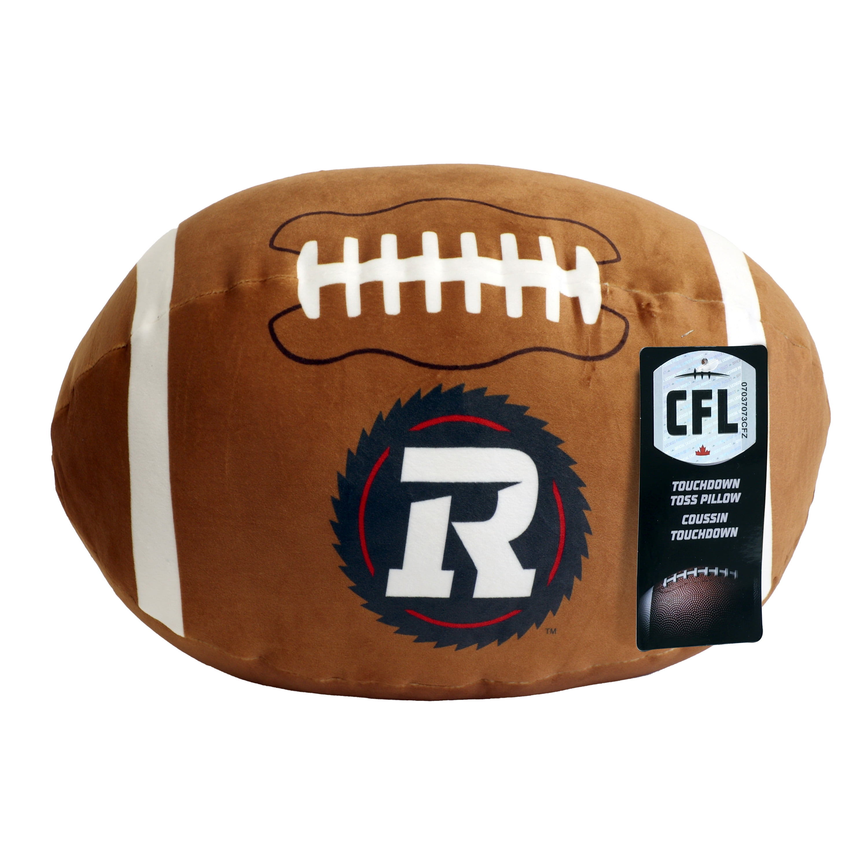 CFL Ottawa Redblacks Football Shaped Cushion