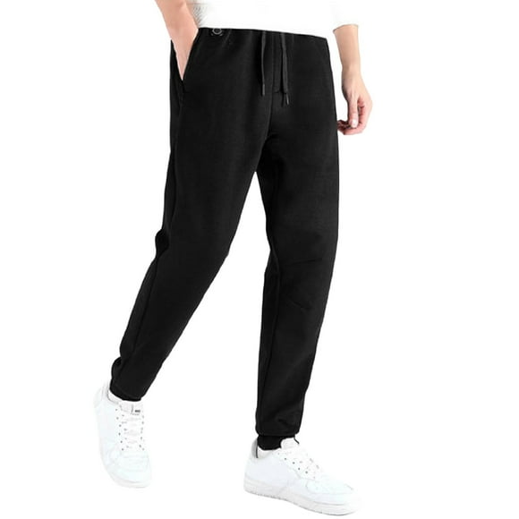 YDLCAFD Men'S Casual Pants Relaxed Fit Mens Smart Heating Pants New Charging Usb Heating Pants Wool Thickened Small Feet Closing Pants Casual Pants Without Battery