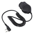 thumbnail image 2 of Micrófono de Altavoz Yoidesu Negro Doble PTT para Walkie Talkie UV-82 Serie, 2 of 7