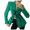 Green, variant on Vedolay Fall Tops for Women Women's Cropped Blazer Casual Open Front Crop Blazer Jackets,Beige M