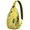 Golden, variant on Men' Excavator Sling Backpack, Cartoon Construction Vehicle Crossbody Bag with Fire Truck and Tractor Design, Lightweight and Durable