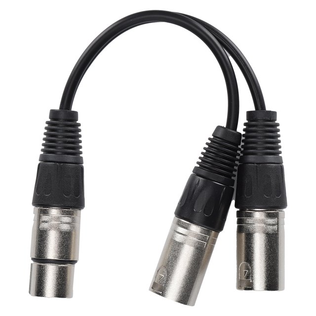 LYUMO XLR Cable,XLR Female To Dual XLR Male Cable Microphone Stereo Balanced Connection Cord For Audio Adapter,Audio Balanced Cable