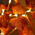 thumbnail image 5 of Navidad Nuevo LED Luces de alambre de cobre Linternas Luces de árbol de perlas Interruptor estrellado Luz nocturna (Color: Hojas de arce claras y cálidas), 5 of 5