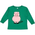 thumbnail image 3 of Inktastic Pig-Oink Boys or Girls Long Sleeve Toddler T-Shirt, 3 of 5