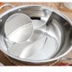thumbnail image 3 of Olla Caliente para Sopa Cacerola de Cocina Olla Caliente Olla para Fideos Cazuela con 2 Compartimentos para Verduras O Carne 30 centimetros Macarena Olla de acero inoxidable, 3 of 6