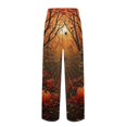 thumbnail image 4 of GrmtClth Halloween Pajamas Pants for Men Funny Novelty Sleep Lounge Pants Witch Pumpkin Ghost Face Print Comfy Night Pants for 2026 Halloween with Pocket Earthy Yellow 3XL, 4 of 6