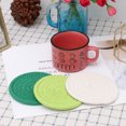 thumbnail image 3 of Algodón Cuerda Taza Almohadilla Delicada Hermosa Práctica Decorativa Duradera Posavasos Mesa De Madera Algodón Tejido Redondo Aislamiento Térmico Taza Almohadilla Estera Bebida Posavasos 6 Piezas Cateissary HA025362-03, 3 of 6