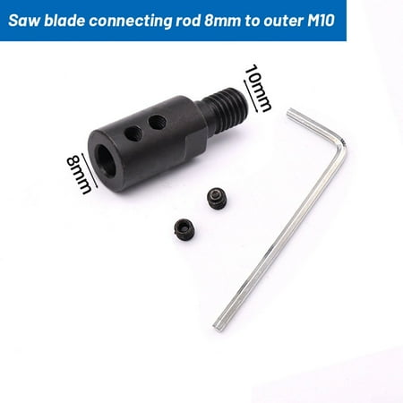 

1 Set M10 bushing saw blade connecting shaft For saw blade connection joints