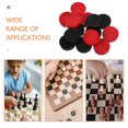 thumbnail image 4 of HLONK 24 Pcs Checkers Chess Pieces Chessboard Replacement Wooden Accessories For Game, 4 of 6