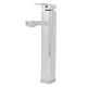 thumbnail image 5 of Grifo de lavabo cuadrado, grifo de lavabo para baño, grifo de un solo orificio, grifo de lavabo de cara, claridad notable, 5 of 12
