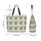 thumbnail image 5 of Balery Sea Turtle Bolsa Tote Estilo Estético con Cremalleras, Bolsa de Hombro, Bolsa de Compras Grande y Plegable, 5 of 8