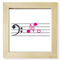 thumbnail image 1 of Symbole Musical S'Opposer à Aucun Affichage de Table de Mur de Cadre d'Image Carré de Bâton, 1 of 3