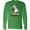 Kelly Green, variant on Inktastic Merry Christmas Penguin Long Sleeve T-Shirt