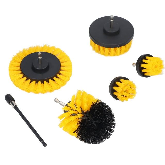 Kit de limpiador eléctrico, juego de cepillos de taladro de nailon, cepillo limpiador eléctrico, cepillo de limpieza, grado profesional