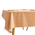 thumbnail image 1 of HYDTMS Nappe Rectangulaire Imperméable en PVC, Résistante à l'Huile et aux Déversements, Nappe Lavable d'Un Coup pour Table à Manger, Buffets, Fêtes et Camping, 1 of 5