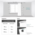 thumbnail image 4 of Panneau de Rideaux Thermiques Isolés Insonorisés pour Chambre, Salon et Chambre de Bébé, Œillets en Haut, 4 of 6