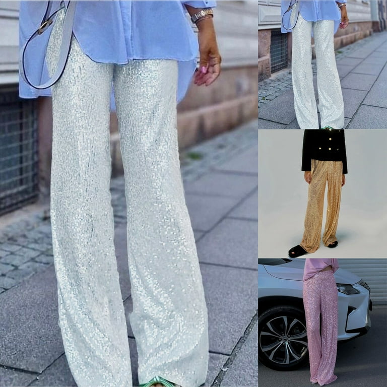 Casual Sequins Straight Straight Bottoms(3 Colors) Casual Sequins Straight Straight Bottoms(3 Colors)
