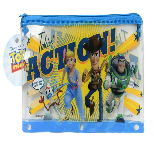 Disney Pixar Toy Story 4 Action Pvc Pouch Pencil Case Clear Multipurpose Kit Walmart Com Walmart Com