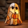 thumbnail image 1 of wycnly Cute Ghost Reading Book Lamp Christmas DecorationsClearance, 1 of 2