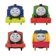 Thomas & Friends Thomas, Percy, James & Rebecca Motorized Toy Train Play Vehicle Pack, 4 Engines