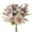 Beige, variant on Peauley 12-inch Small Artificial Fake Faux Flowers Silk Flower for Autumn Table Arrangements Fall Bouquets with Roses, Dandelions, Hydrangea, Daisies, Eucalyptus, hollyberries