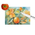 thumbnail image 4 of Florida Orange Blossom in Watercolor Glass Cutting Board Large 12 in x 15 in, 4 of 5