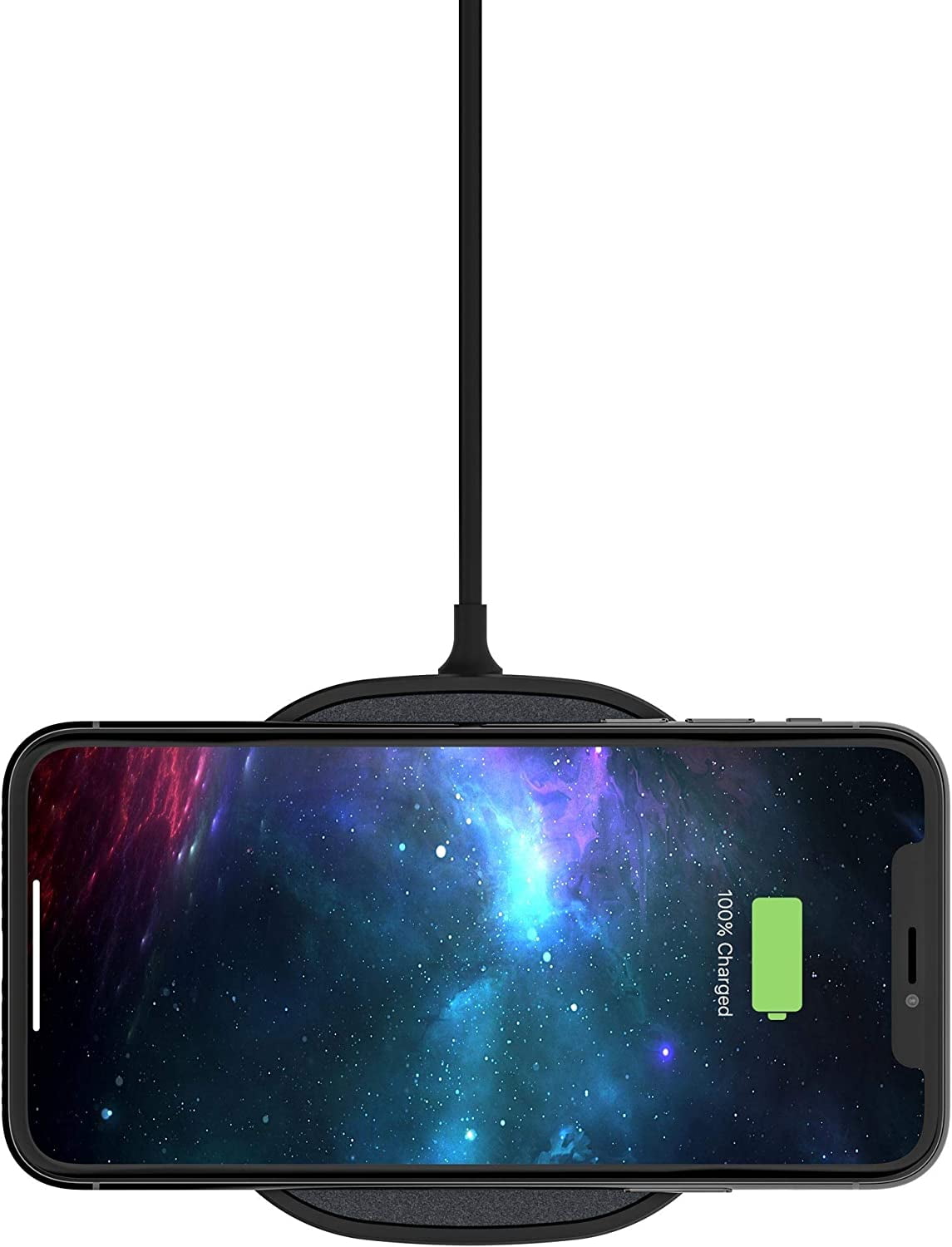 mophie 15W Universal Wireless Charge Pad Qi-Compatible Charger for Samsung Galaxy Google Pixel Apple iPhone 11/12/13 (Mini Pro and Pro Max) iPhone XR/XS/SE iPhone 8 (Black)