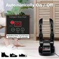 thumbnail image 4 of Boot Dryer Shoe Dryer, Glove Dryer & Boot Warmer With Heat Blower, Portable Adjustable Rack And Timer, Folding Design & Quick Drying For Shoes,, 4 of 5