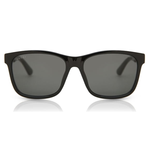 Gucci GG0746S 001 57mm Rectangle Sunglasses Men's Black