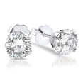 thumbnail image 2 of Pompeii 1/4ct Round Diamond Studs Earrings 14K White Gold (G,VS2-SI1), 2 of 3