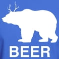 thumbnail image 3 of CafePress - Beer. Bear With Deer Antlers T Shirt - Men's Classic Graphic Cotton T-Shirt, 3 of 4