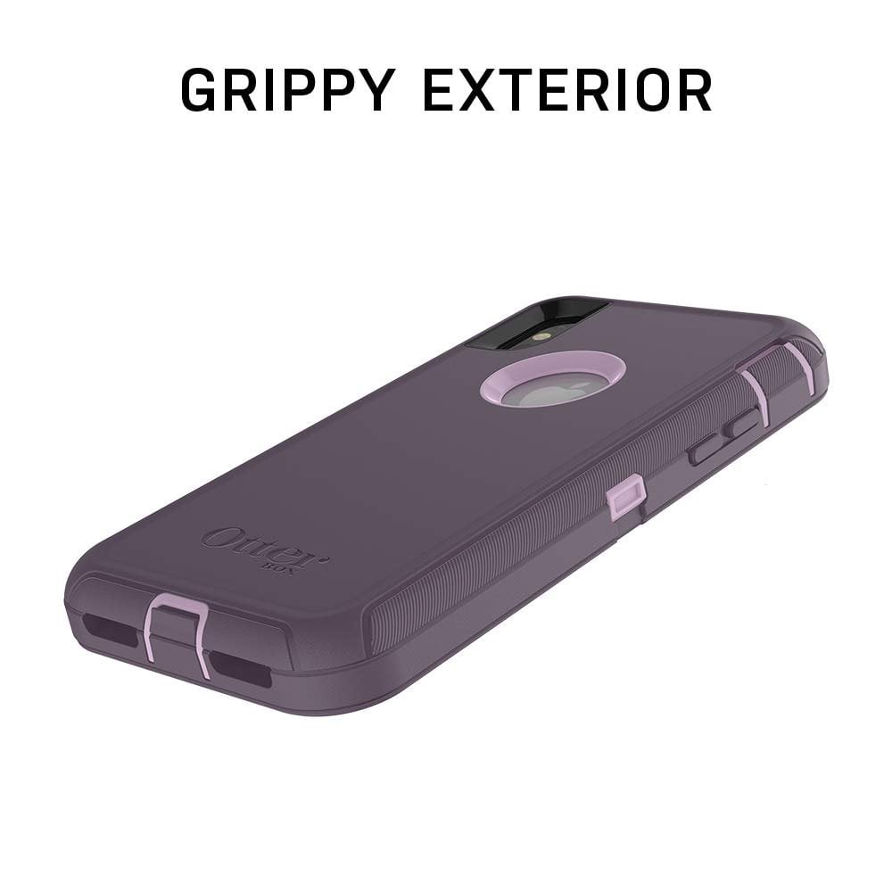 OtterBox DEFENDER SERIES SCREENLESS EDITION Case for iPhone Xs Max - Frustration Free Packaging - PURPLE NEBULA WINSOME ORCHID/NIGHT PURPLE