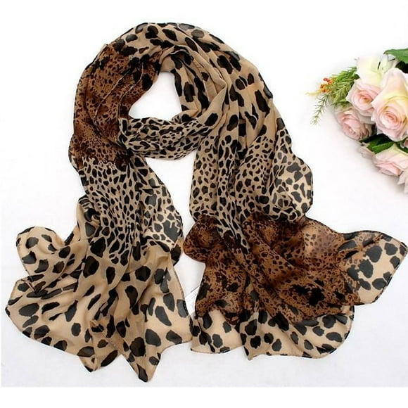 Head Slik Scarf for Women on Clearance Leopard Print Little Silk Scarf Hair Tie Band Neckerchief Multi-Purpose