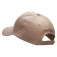 thumbnail image 3 of Best Pop Embroidered Low Profile Structured PET Spun Cap - Khaki OSFM, 3 of 5