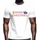 thumbnail image 2 of Camisetas informales de manga corta con estampado navideño para hombre, 2 of 8