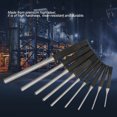thumbnail image 3 of 9 Pieces Roll Pin Punch Set, Durable Steel Multi Size Round Head Pins Set Professional Mechanics Tool Kit with Carry Bag, 3 of 8