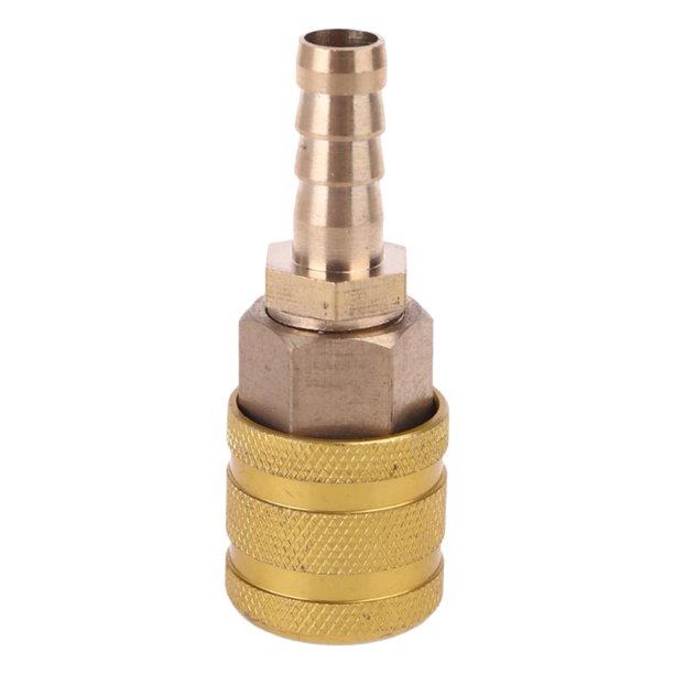 Adaptador de bomba antioxidante para conector de válvula de neumático de latón de 6,5/8 mm para automóvil (8 mm) Likrtyny Para estrenar
