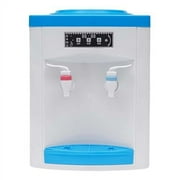 Water Cooler Dispenser Top Loading Hot and Cold Water Dispenser Countertop Water Cooler Holds 3 or 5 Gallon Bottles for Home, Office White