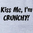 thumbnail image 2 of CafePress - FIN Kiss Me Crunchy - Cute Infant Baby Football Bodysuit, 2 of 3