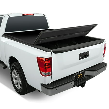 Auto Drive Soft Tri Fold Truck Bed Tonneau Cover Fits 04-15 Nissan Titan 5ft 7in. Bed