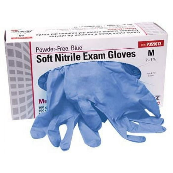 Pro Advantage Nitrile Exam Gloves-Powder-Free-Medium/Blue-200