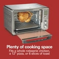 thumbnail image 5 of Hamilton Beach Sure-Crisp 6 Slice Countertop Toaster Oven with Sure-Crisp Air Fryer Function & Rotisserie, Stainless Steel, 5 of 9