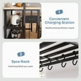 47" Large Kitchen Island Table Bakers Rack 3 Tier Microwave Oven Stand ...