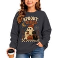 thumbnail image 2 of Venzia Women Cute Fall Sweatshirt, Retro Pumpkin Black Cat Cartoon Graphic Crewneck Casual Autumn Pullover Top, 2 of 4
