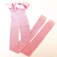 thumbnail image 3 of shoper Girls Fishnet Tights with Rhinestones Sparkly Embellished Pantyhose for Kids Ages 5-12 Years Pink L, 3 of 3