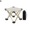 thumbnail image 3 of LJNYFDC Outdoor Fishing Stool Camping Stool Foldable Great Load Bearing Easy Storage Stable Structure Thick Legs Resting Platform with Storage Pouch, 3 of 7