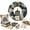 F, variant on 3D Fabric Poke Wreath DIY Kit, Christmas Wreath DIY Kits for Adults | 3D Fabric Poke Art Craft Kit, Beginner-Friendly Holiday Wreath Making Kit & Door Decor, Christmas Decorations
