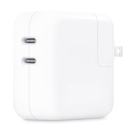 Adaptador de corriente Apple de 35 W con doble puerto USB-C para MacBook Air