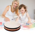 thumbnail image 4 of 10 Inch Ocean Drum Wooden Handheld Sea Wave Drum Percussion Instrument, 4 of 4
