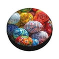 thumbnail image 3 of Easygdp Easter Eggs Wheel Sun Guard, Spare Tire Cover,Universal Trailer Suv Truck Camper Travel,Easy To Install And Remove -16 Inch, 3 of 9